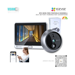 Ezviz DP2 Wire-Free Peephole Self Battery Powered WiFi Doorbell